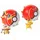 TOMY Wurfball-Set mit Pikachu und Cubone Figur