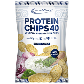 Ironmaxx Protein Chips 40 Cheese & Onion 50 g