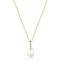 ANIA HAIE Kette mit Anhänger Gold Pearl Padlock Gold