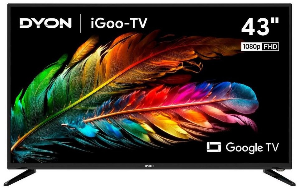 Dyon iGoo-TV 43F LED-Fernseher (108 cm/43 Zoll, Full HD, Smart-TV) schwarz