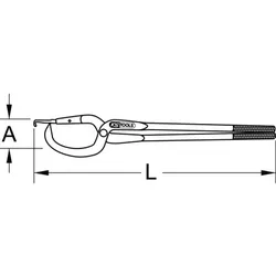 Bremsfederzange, 325mm