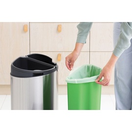 Brabantia Touch Bin New Recycle 23 + 10 l mat steel fpp