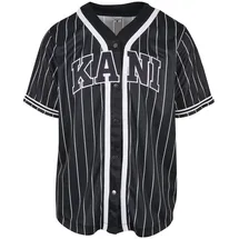 Karl Kani Serif Pinstripe schwarz / weiß