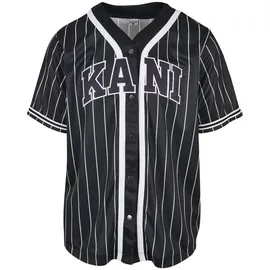 Karl Kani Serif Pinstripe schwarz / weiß