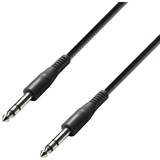 Adam Hall K3 BVV 0030 ECO Patchkabel 6, 3 mm Klinke stereo auf 6, 3 mm Klinke stereo 0, 3 m