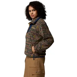 Columbia Sequoia Grove Printed Half Zip stone green horizons L