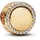 Pandora Gravierbarer Funkelnder Knopf Charm Vergoldet 768747C01