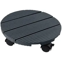 Versele-Laga Pflanzenroller Rund Ø30 cm Anthrazit Holz