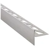 Dalsys Gefällekeil Dusche, Gefälleprofil 200cm, Höhe 12,5mm, Links Silber für Begehbare Dusche, Edelstahl korrosionsbeständig