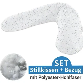Stillkissen "Das Original" Polyester Hohlfaser Bezug 190 cm, Farbe: 195 Blümlein blau