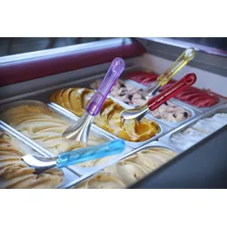 Hendi Eiscreme Spachtel mit Tritan Griff, 260 mm, gelb