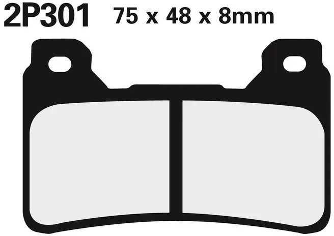 NISSIN Straßenbremsbeläge / Off-Road Sintermetall - 2P-301ST