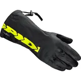 Spidi Overgloves wasserdichte Regen Überziehhandschuhe, schwarz/gelb, L