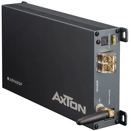Axton A594DSP: 4-Kanal Verstärker mit 6 DSP-Kanälen, optischem Eingang, Endstufe verlinkbar, ausgestattet mit Handy App-Steuerung, Bluetooth Audiostreaming, Hi-Res Audio optional
