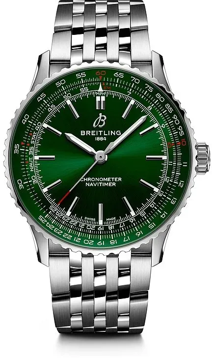 Breitling Herrenuhr Navitimer Automatic 41 A17329371L1A1 - silber
