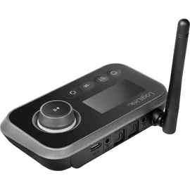 Logilink BT0062 Bluetooth 5.0 Audiosender Empfänger Transmitter Receiver) um Nicht-bluetoohfähige Geräte mit Bluetooth Version: 10m