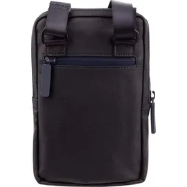 h2nd CityLights CL.14275 Umhängetasche Leder/Canvas Navy