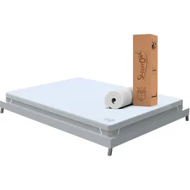 sleepy owl Topper Gel-Memory Matratzentopper 140x200x5 cm H2 & H3, Atmungsaktiv, Rutschfest, Abnehmbar & Waschbar
