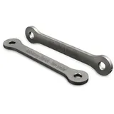 ZIEGER Motorradheber Hecktieferlegung 20 mm kompatibel mit Kawasaki Z125 schwarz