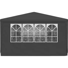 vidaXL Profi-Partyzelt 4 x 9 m inkl. 4 Seitenteile Anthrazit