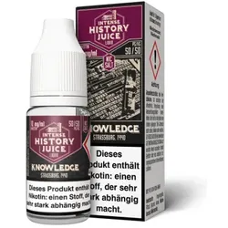 History Juice Knowledge NicSalt Liquid 10ml / 10mg