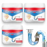 Rohrreiniger, Abflussreiniger Extrem Stark, Kalkentferner Dusche Stark, Toilet Drain Cleaner Extrem Effektiv & Materialschonend Gegen Verstopfungen & Haare wie Haare, Seifenreste, Fette (3)
