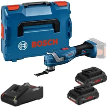 Bosch GOP 18V-34 inkl. 2 x 4,0 Ah + Ladegerät in L-Boxx 136