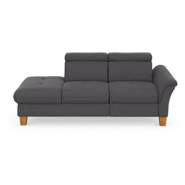 Home Affaire Recamiere HOME AFFAIRE "Lindgren", braun (espresso), B:206cm H:84cm T:93cm, 100% Polyester, Sofas, Recamiere, wahlweise motorische TV-Funktion, Bettkasten und Kopfteilverstellung