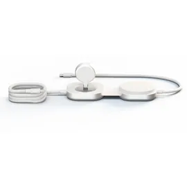 Zen Zens Charging Cable USB C-C Pro 3 White Kabelloses Ladegerät - 140 Watt - 3 Ausgabeanschlussstellen 24 pin USB-C, magnetisch, Aus hochwertigem Alu