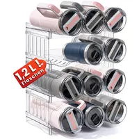 Gracenal Stapelbar Flaschenregal, Flaschenhalter für Küche Schrank Flaschen Organizer,