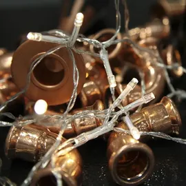 Star Trading LED Lichterkette Batterie 1,9 m Warmweiß Transparent