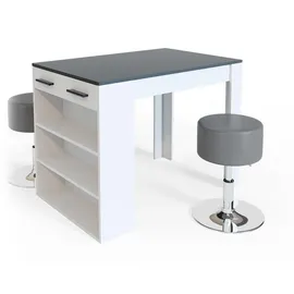 Vicco Bartisch Repose 67 x 100 cm Anthrazit/Weiß