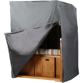bene living Strandkorb Schutzhülle Prestige Protect 128 x 170 x 85 cm Dunkelgrau
