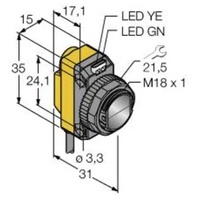 Turck Opto-Sensor QS186LE11 3002756 1St.