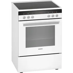 Siemens iQ300 HK9R3A220 Küchenherd Freistehender Herd Elektro Keramik Weiß