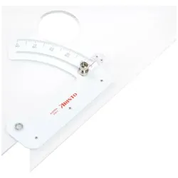 Aristo Stellwinkel 12 Zoll, Kathete 30 cm glasklar, Facette durchgehend Stellwinkel 9003182234127 Aristo