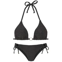 LASCANA Triangel-Bikini Damen Schwarz 38 Cup C/D