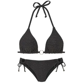 LASCANA Triangel-Bikini Damen Schwarz 38 Cup C/D