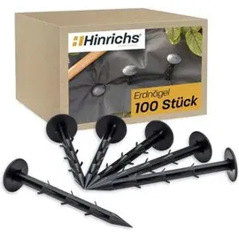 Hinrichs Erdanker Bodenanker 14,5 cm schwarz