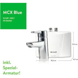 Clage MCX BLUE inkl. Armatur