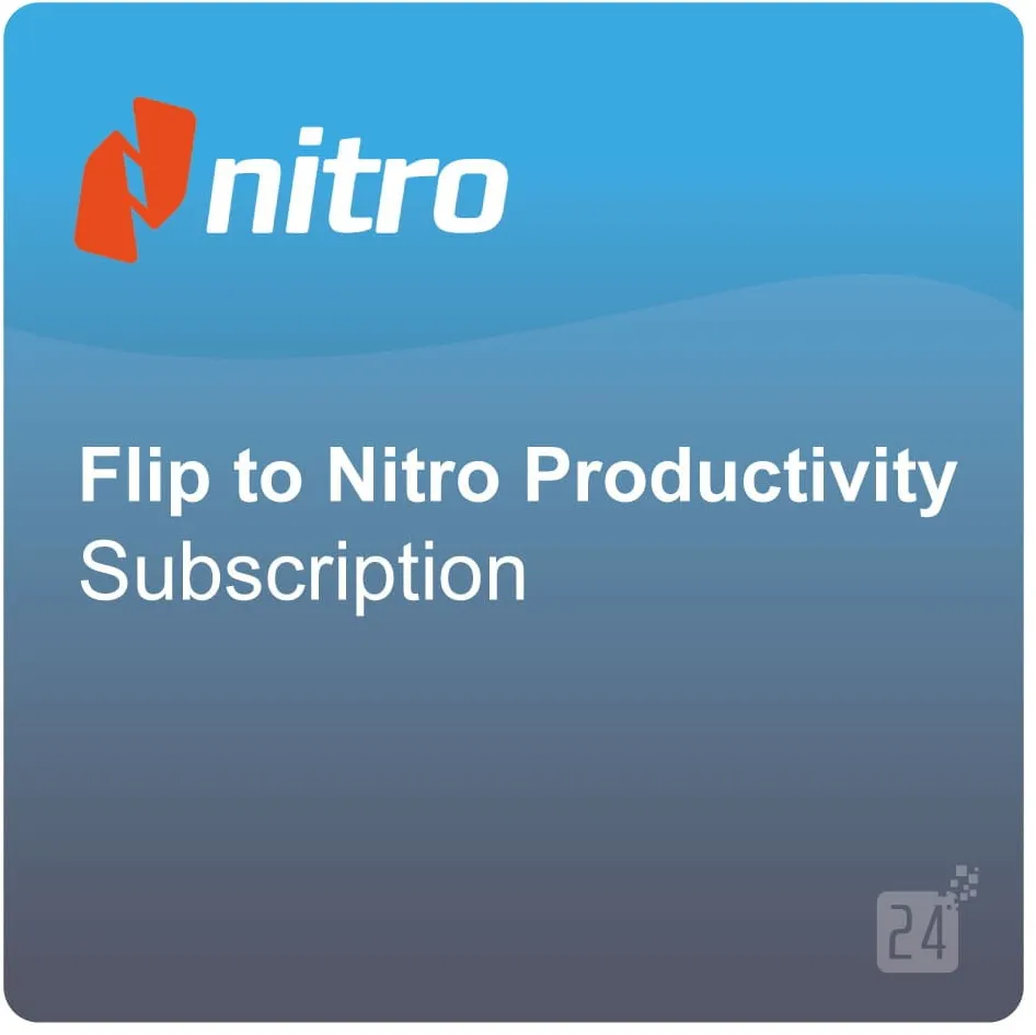 Nitro Flip to Nitro Productivity Subscription ML ESD