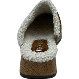 ROHDE Veloursleder Hausschuh mocca