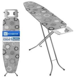 Kadax Klappbares Bügelbrett, 114x34cm Dampfbügelbrett mit Metallnetz, - KADAX