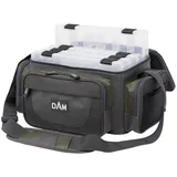 DAM Spinning Bag M, Angeltasche für Spinnangler mit 4 Köderboxen (27x18x5cm)