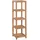 vidaXL Badregal mit 4 Böden Massivholz Teak 42x42x165 cm