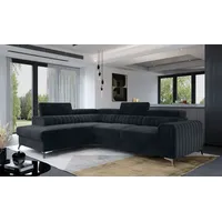 MOEBLO Ecksofa OLIVIER, mit Schlaffunktion und Bettkasten, Couch für Wohnzimmer, Schlafsofa Sofagarnitur L-Form Wohnlandschaft mit Bettfunktion, mit Schlaffunktion, mit Relaxfunktion