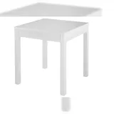 Erst-Holz Küchentisch 75 x 75 x 75 cm weiß