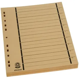 Büroring Trennblätter, BRG670101 A4, gelb, 230g 4016058048051 Büroring 100 Stück,