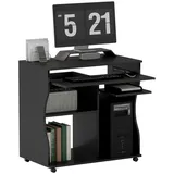Homcom Computertisch schwarz