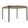 vidaXL Pavillon mit Lamellendach 3x3 m Taupe Stoff und Aluminium